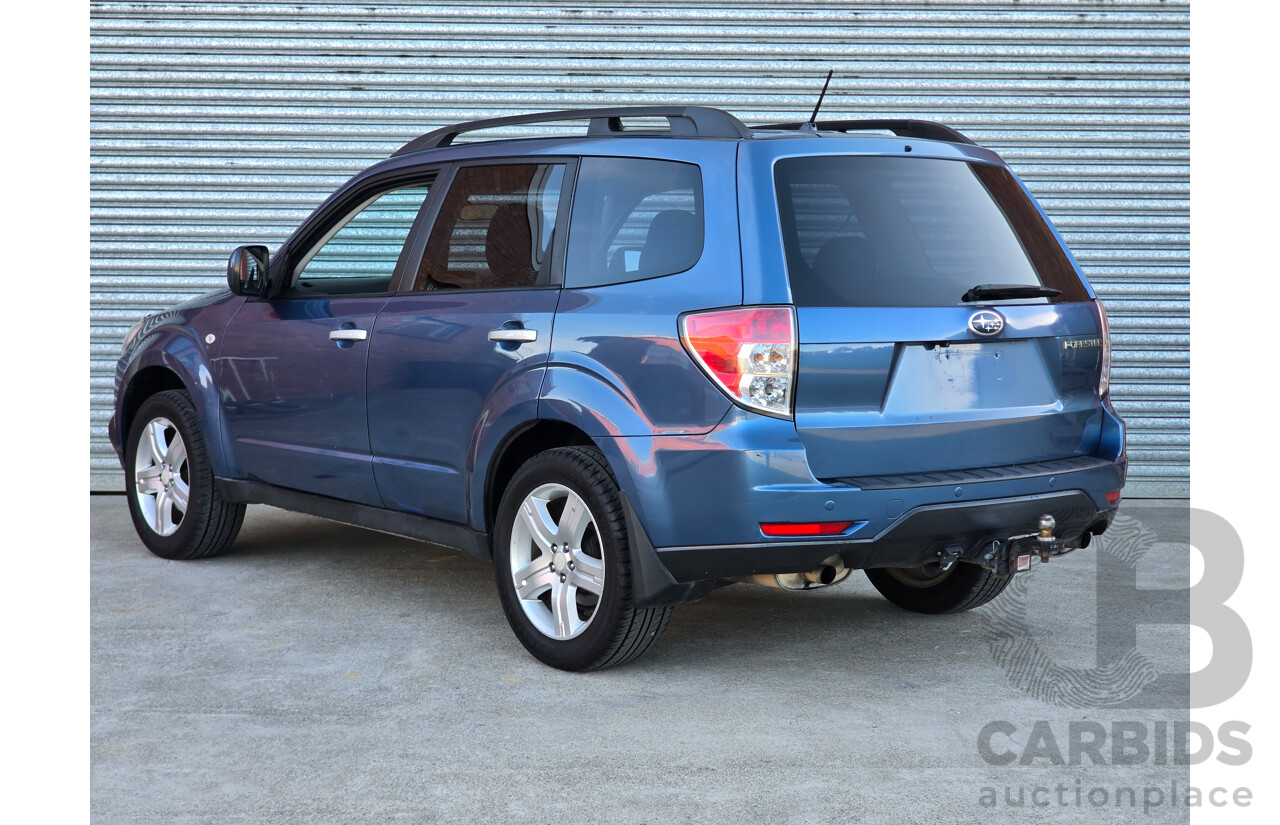 8/2010 Subaru Forester XS (AWD) MY10 4d Wagon Newport Blue Pearl 2.5L