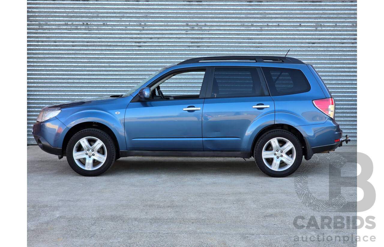 8/2010 Subaru Forester XS (AWD) MY10 4d Wagon Newport Blue Pearl 2.5L