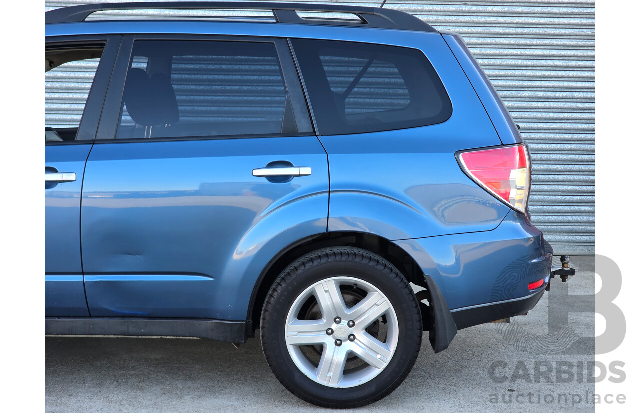 8/2010 Subaru Forester XS (AWD) MY10 4d Wagon Newport Blue Pearl 2.5L