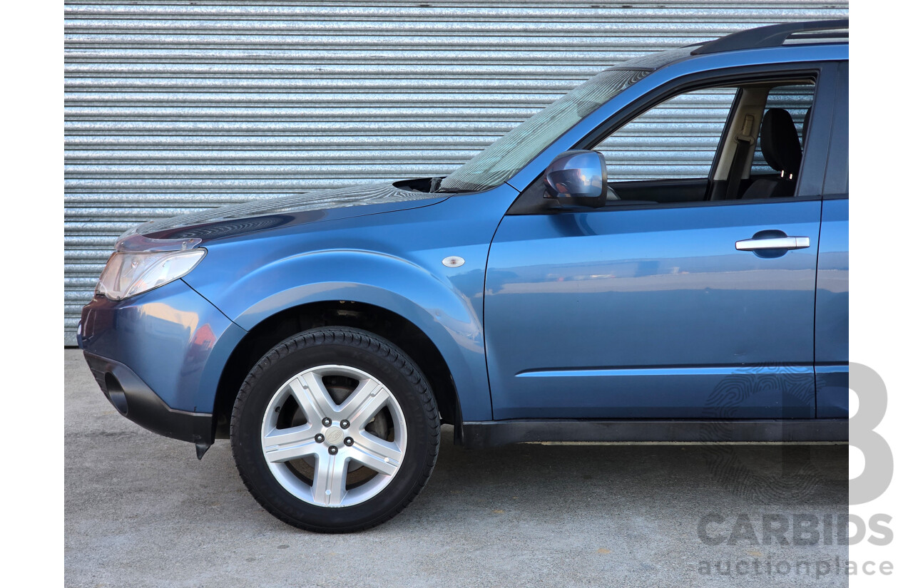 8/2010 Subaru Forester XS (AWD) MY10 4d Wagon Newport Blue Pearl 2.5L