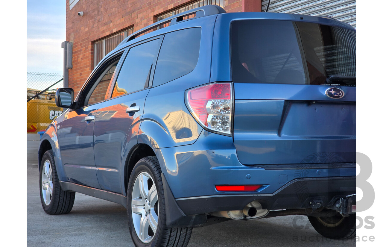 8/2010 Subaru Forester XS (AWD) MY10 4d Wagon Newport Blue Pearl 2.5L