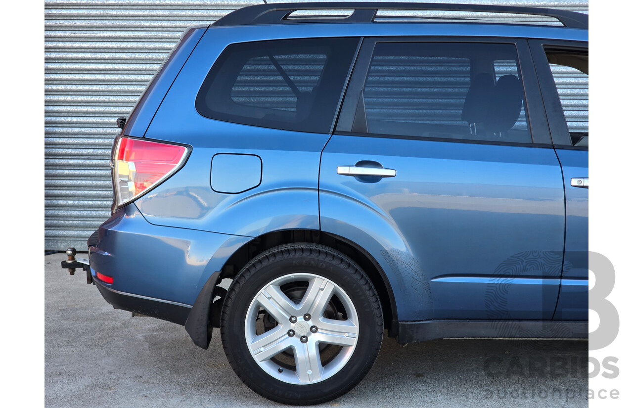 8/2010 Subaru Forester XS (AWD) MY10 4d Wagon Newport Blue Pearl 2.5L