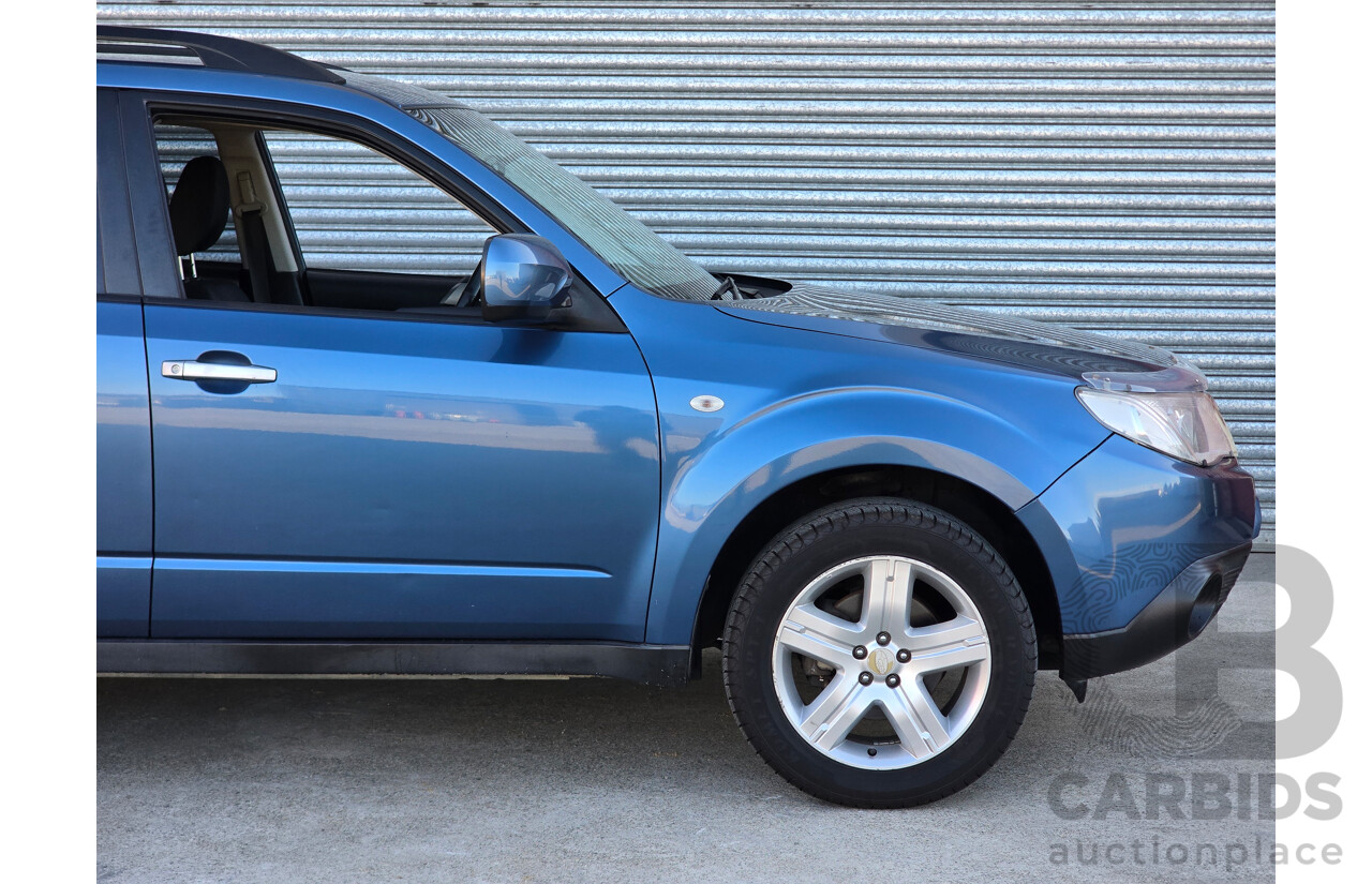 8/2010 Subaru Forester XS (AWD) MY10 4d Wagon Newport Blue Pearl 2.5L