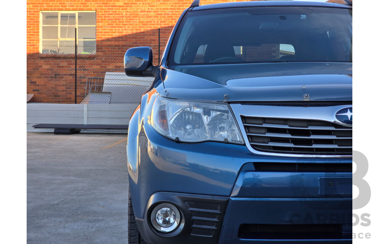 8/2010 Subaru Forester XS (AWD) MY10 4d Wagon Newport Blue Pearl 2.5L