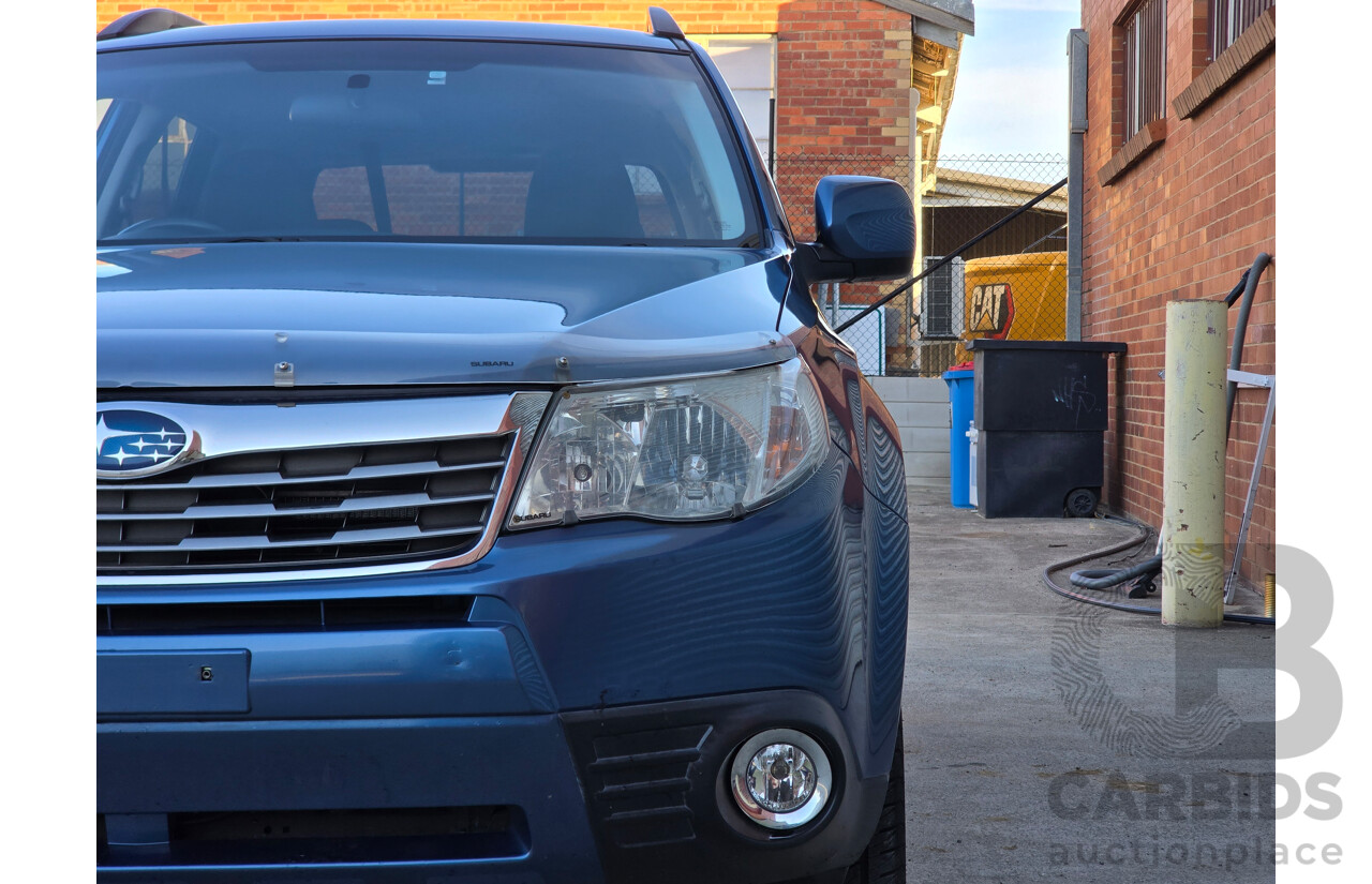 8/2010 Subaru Forester XS (AWD) MY10 4d Wagon Newport Blue Pearl 2.5L