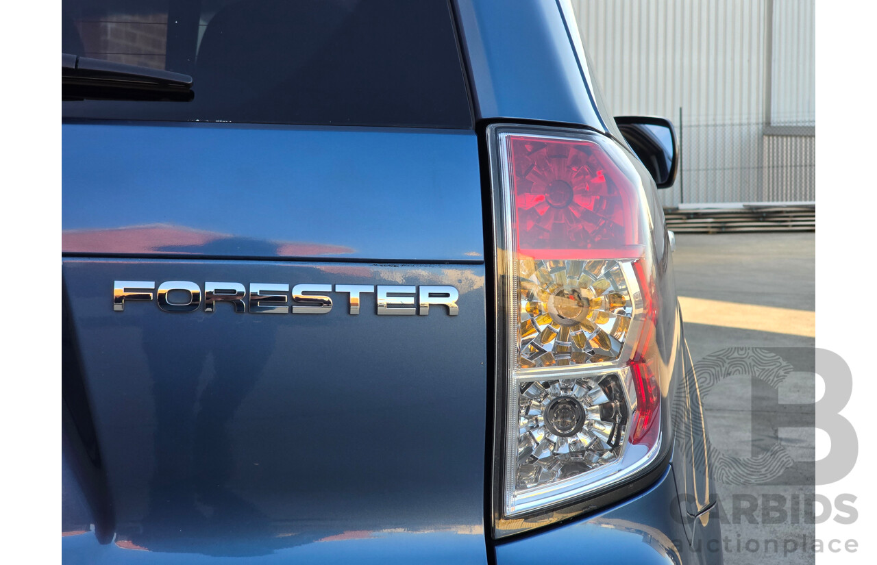 8/2010 Subaru Forester XS (AWD) MY10 4d Wagon Newport Blue Pearl 2.5L