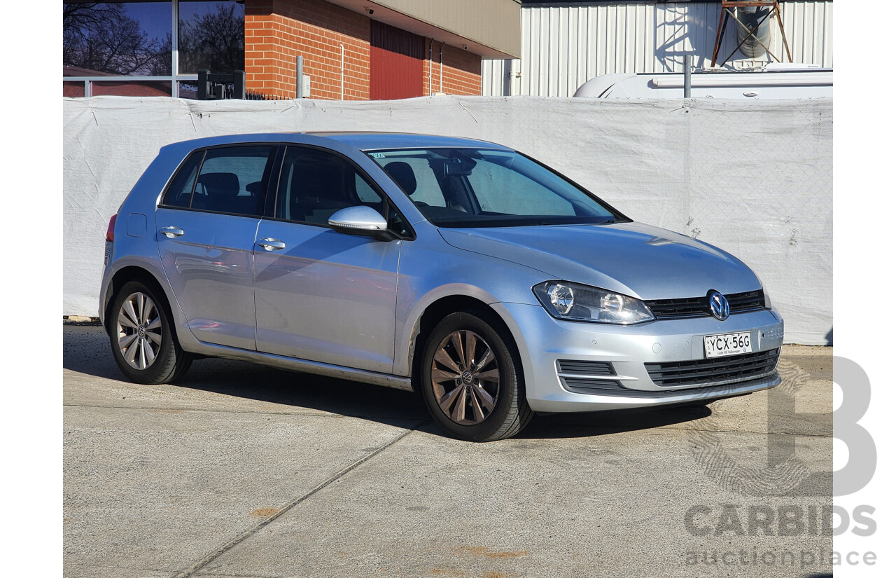10/2014 Volkswagen Golf 90 TSI AU MY15 5d Hatchback Silver 1.4L