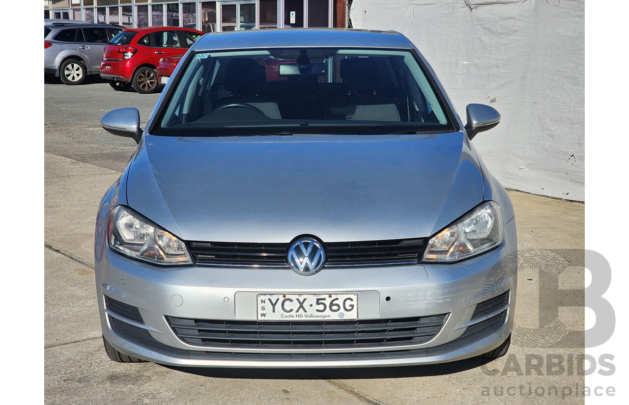 10/2014 Volkswagen Golf 90 TSI AU MY15 5d Hatchback Silver 1.4L