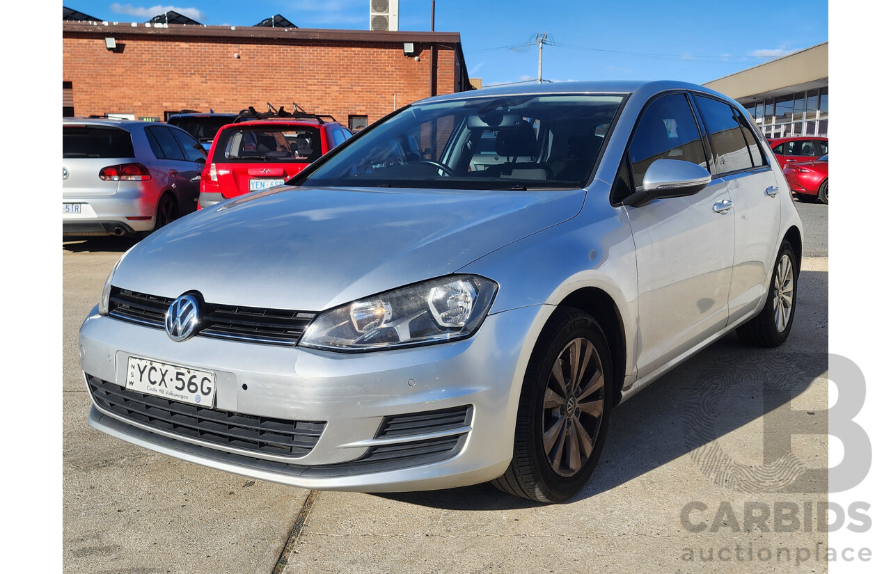 10/2014 Volkswagen Golf 90 TSI AU MY15 5d Hatchback Silver 1.4L