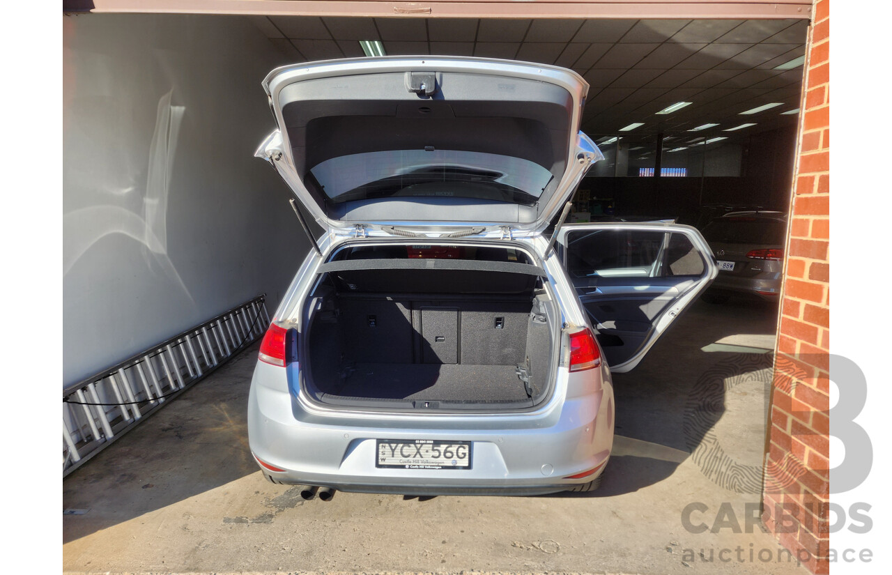 10/2014 Volkswagen Golf 90 TSI AU MY15 5d Hatchback Silver 1.4L