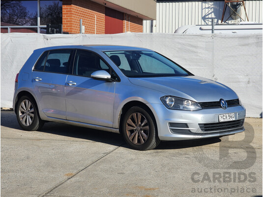 10/2014 Volkswagen Golf 90 TSI AU MY15 5d Hatchback Silver 1.4L