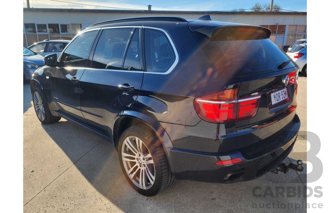 6/2012 Bmw X5 Xdrive 30d E70 MY12 UPGRADE 4d Wagon Black 3.0L