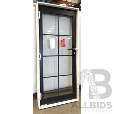 Trend Aluminium and Glass Entry Door with Timber Frame Trend Aluminium and Glass Entry Door with Timber Frame