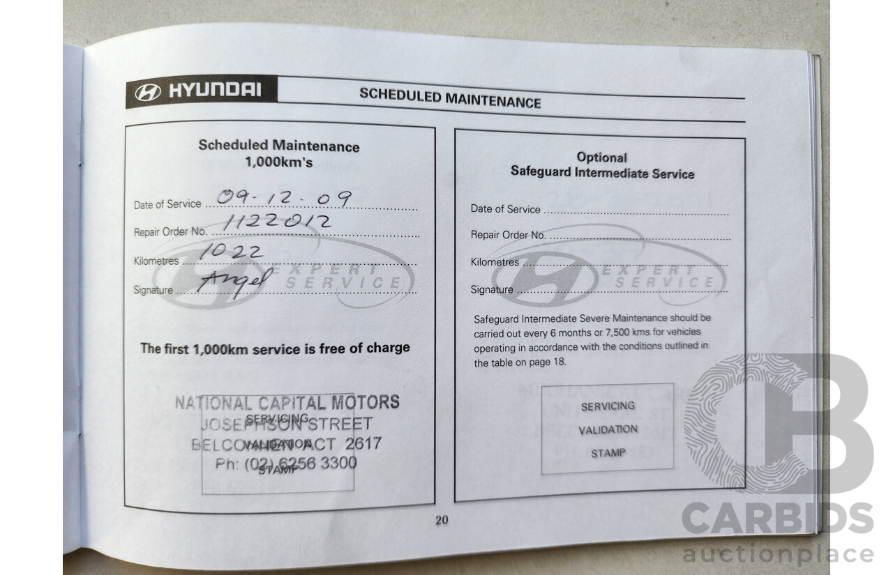 10/2009 Hyundai i30 cw SLX 1.6 CRDi FD MY09 4d Wagon White 1.6L