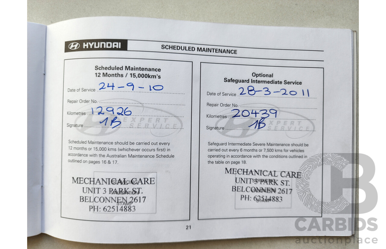 10/2009 Hyundai i30 cw SLX 1.6 CRDi FD MY09 4d Wagon White 1.6L