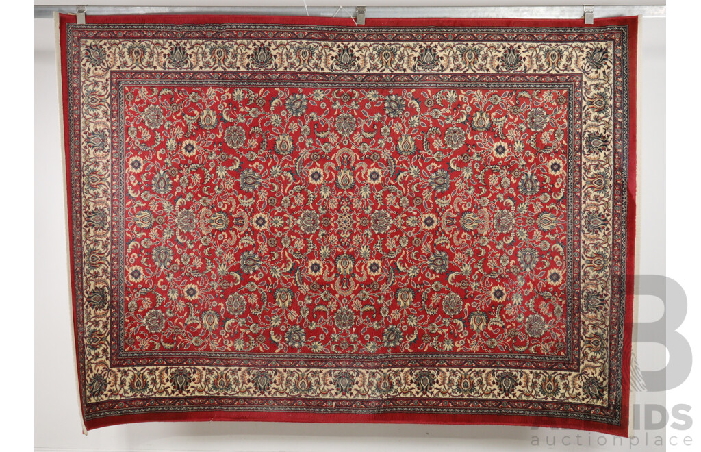 Machine Made Acrylic Rug with Persian Style Design by Royal Antiquities
