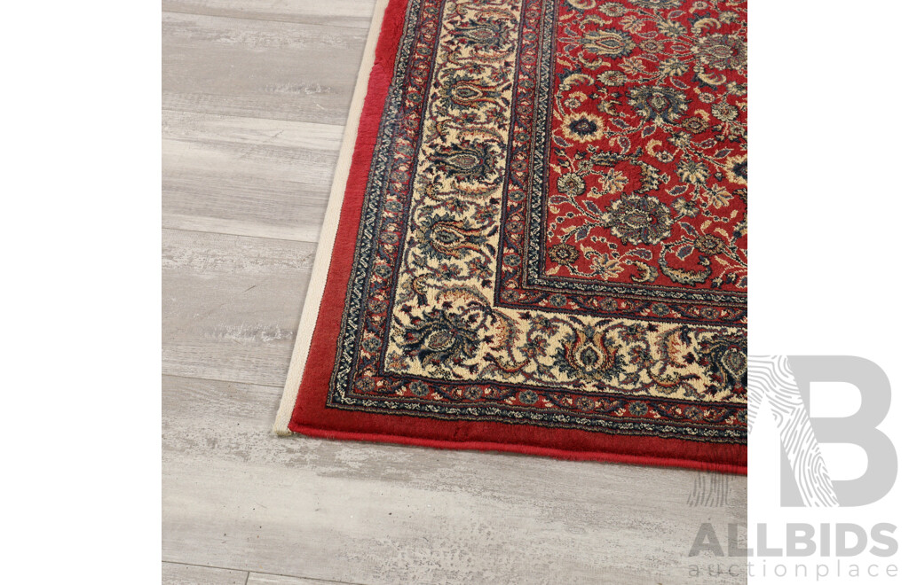 Machine Made Acrylic Rug with Persian Style Design by Royal Antiquities