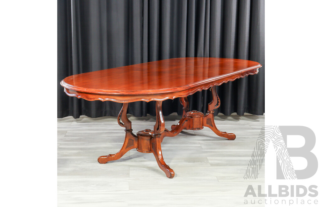 Good Reproduction Mahogany 11 Piece Dining Suite by Burgess Furniture