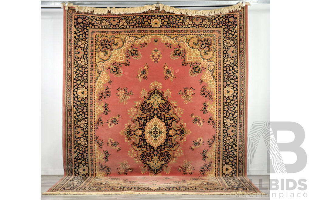 Machine Made Acrylic Carpet with Persian Style Design by Samarin