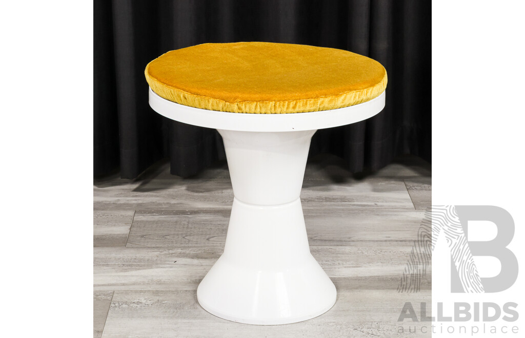 Vintage Caroma Footstool with Cushion Top