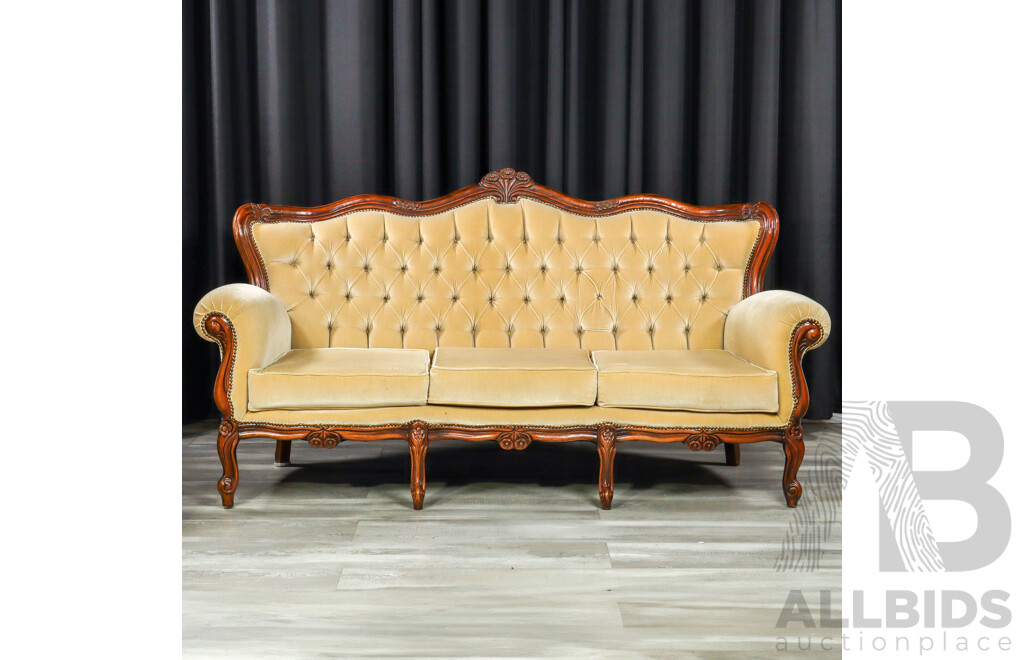 Reproduction French Style Upholstered Parlour Suite