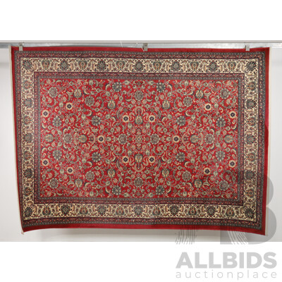 Machine Made Acrylic Rug with Persian Style Design by Royal Antiquities