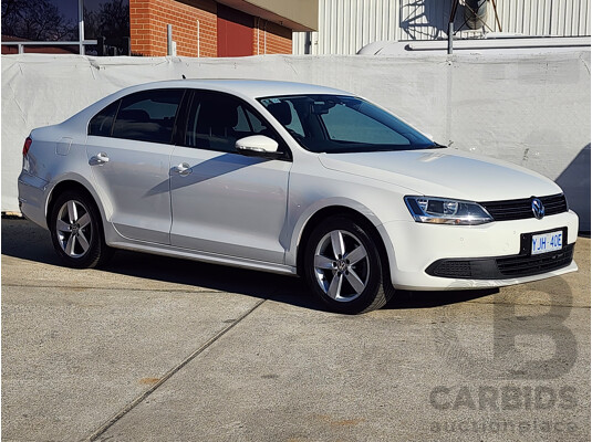 7/2012 Volkswagen Jetta 103 TDI Comfortline 1KM MY12 4d Sedan White 2.0L