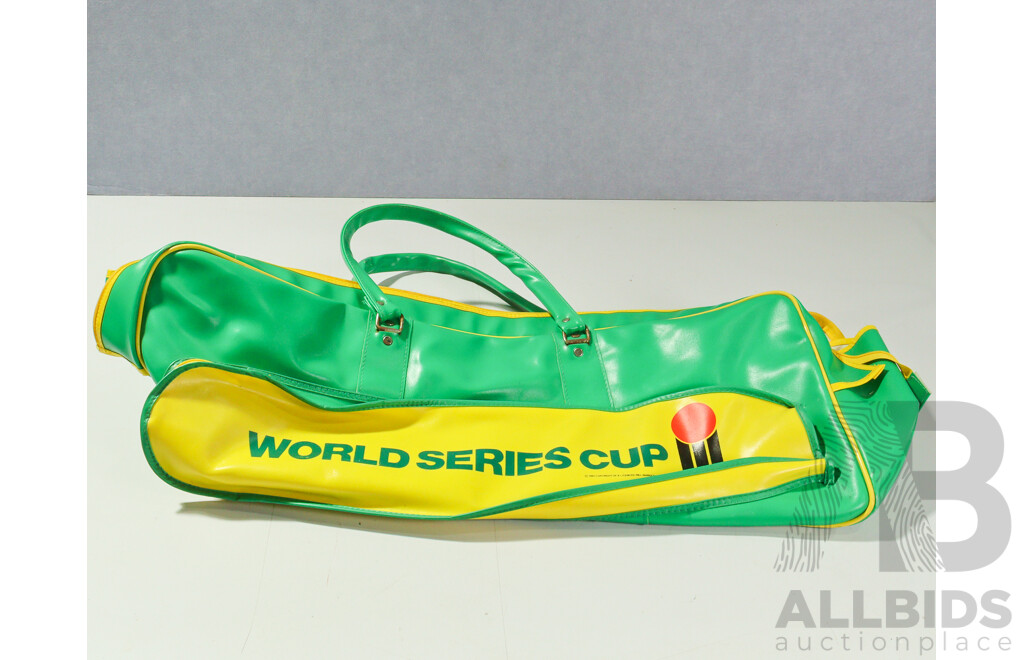 Retro 1980s World Series Cricket Bat Carry Bag