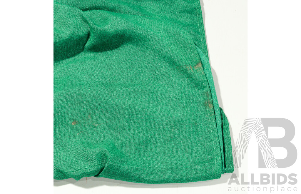 Retro Large Green and Gold Aussie Flag From the Bicentennial 1988