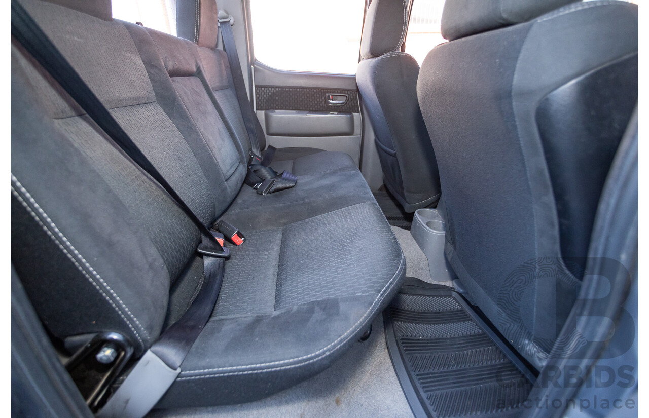 6/2010 Ford Ranger XLT (4x4) PK Dual Cab P/Up Titanium Grey Turbo Diesel 3.0L