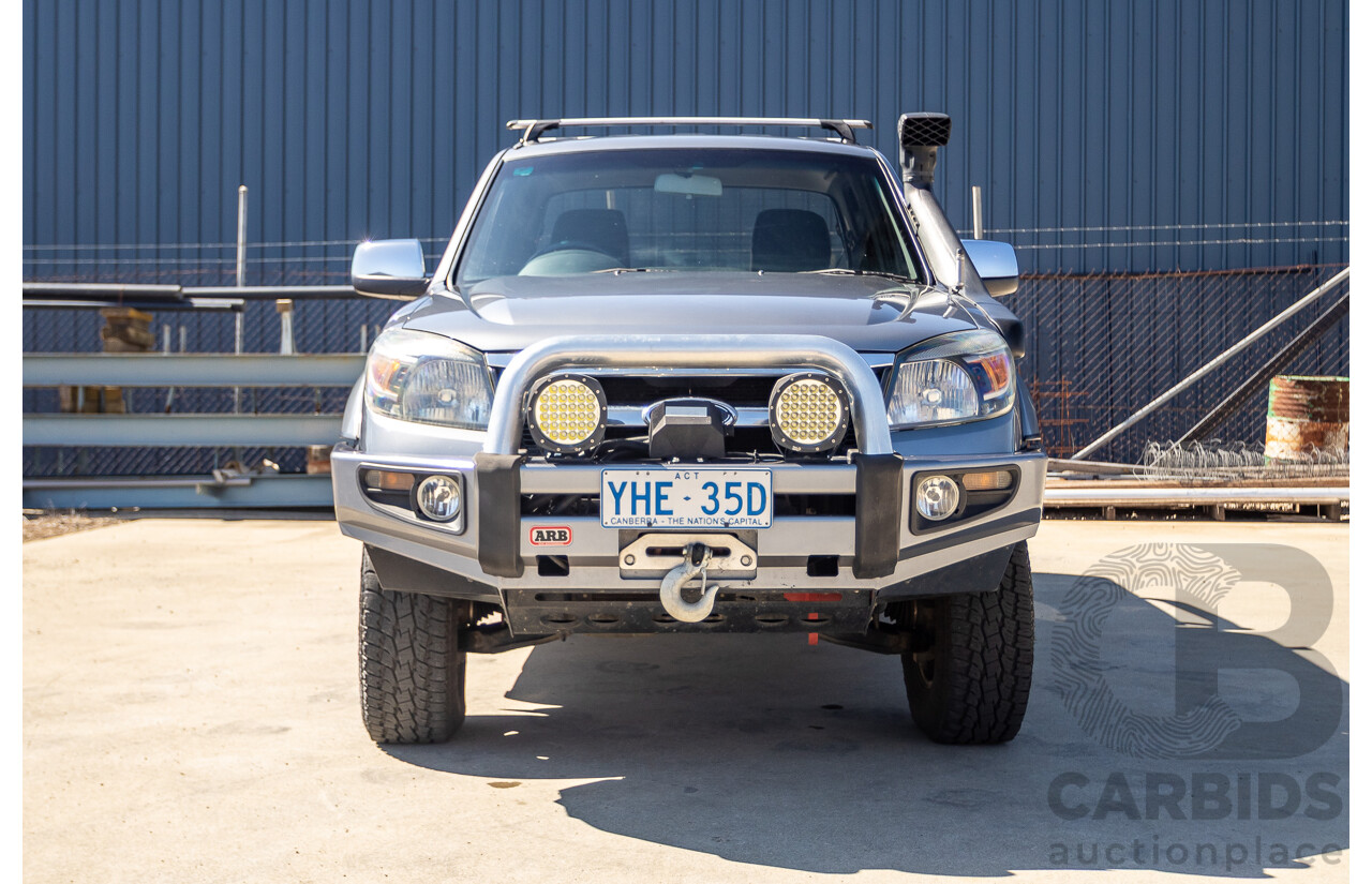 6/2010 Ford Ranger XLT (4x4) PK Dual Cab P/Up Titanium Grey Turbo Diesel 3.0L