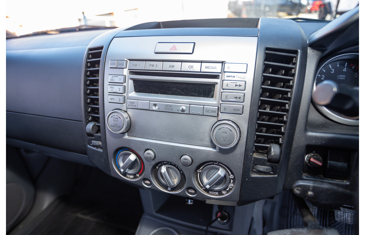 6/2010 Ford Ranger XLT (4x4) PK Dual Cab P/Up Titanium Grey Turbo Diesel 3.0L