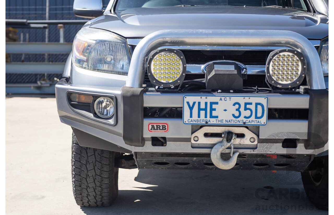 6/2010 Ford Ranger XLT (4x4) PK Dual Cab P/Up Titanium Grey Turbo Diesel 3.0L
