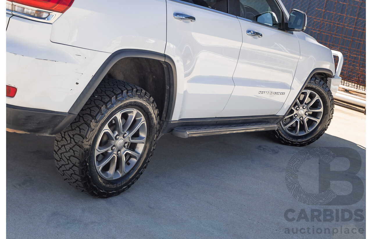 12/2013 Jeep Grand Cherokee Limited (4x4) WK MY13 4d Wagon Bright White Turbo Diesel 3.0L