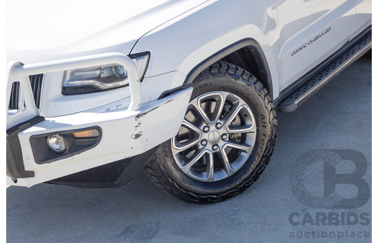 12/2013 Jeep Grand Cherokee Limited (4x4) WK MY13 4d Wagon Bright White Turbo Diesel 3.0L