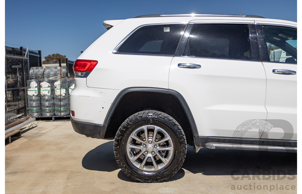 12/2013 Jeep Grand Cherokee Limited (4x4) WK MY13 4d Wagon Bright White Turbo Diesel 3.0L