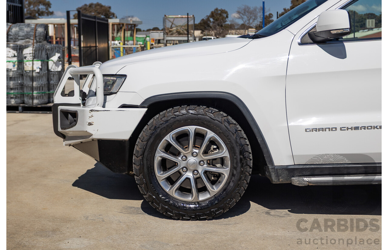 12/2013 Jeep Grand Cherokee Limited (4x4) WK MY13 4d Wagon Bright White Turbo Diesel 3.0L