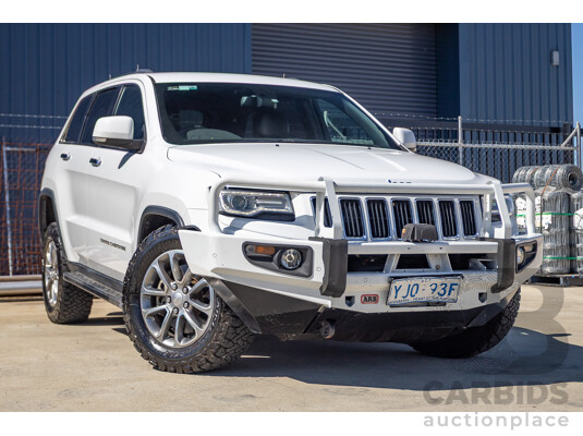 12/2013 Jeep Grand Cherokee Limited (4x4) WK MY13 4d Wagon Bright White Turbo Diesel 3.0L