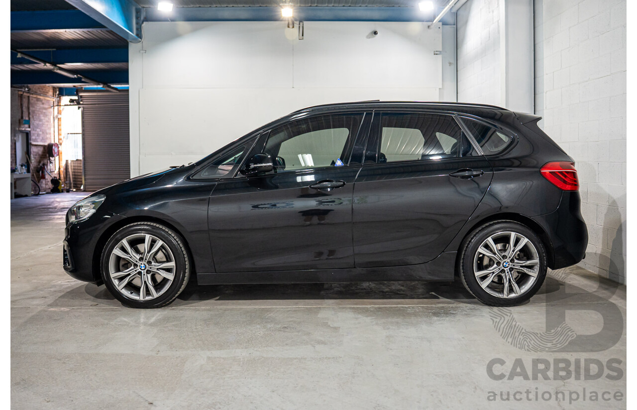 11/2014 BMW 225i Active Tourer Sport Line F45 4d Wagon Black Sapphire Metallic Turbo 2.0L