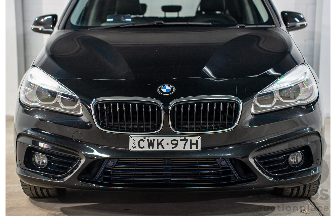 11/2014 BMW 225i Active Tourer Sport Line F45 4d Wagon Black Sapphire Metallic Turbo 2.0L