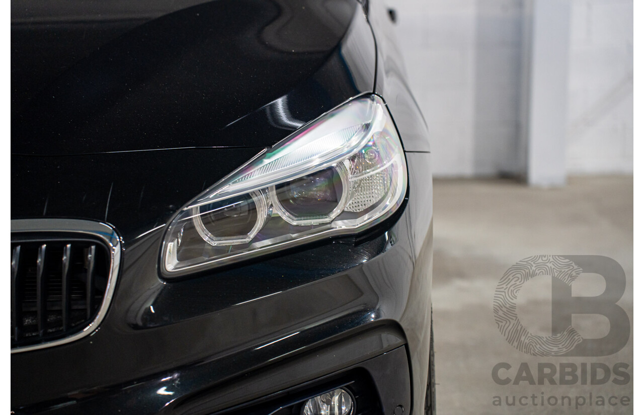 11/2014 BMW 225i Active Tourer Sport Line F45 4d Wagon Black Sapphire Metallic Turbo 2.0L