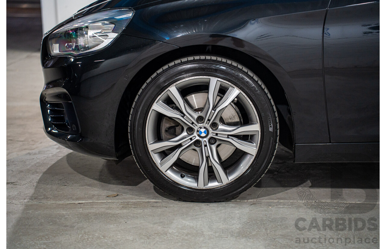 11/2014 BMW 225i Active Tourer Sport Line F45 4d Wagon Black Sapphire Metallic Turbo 2.0L