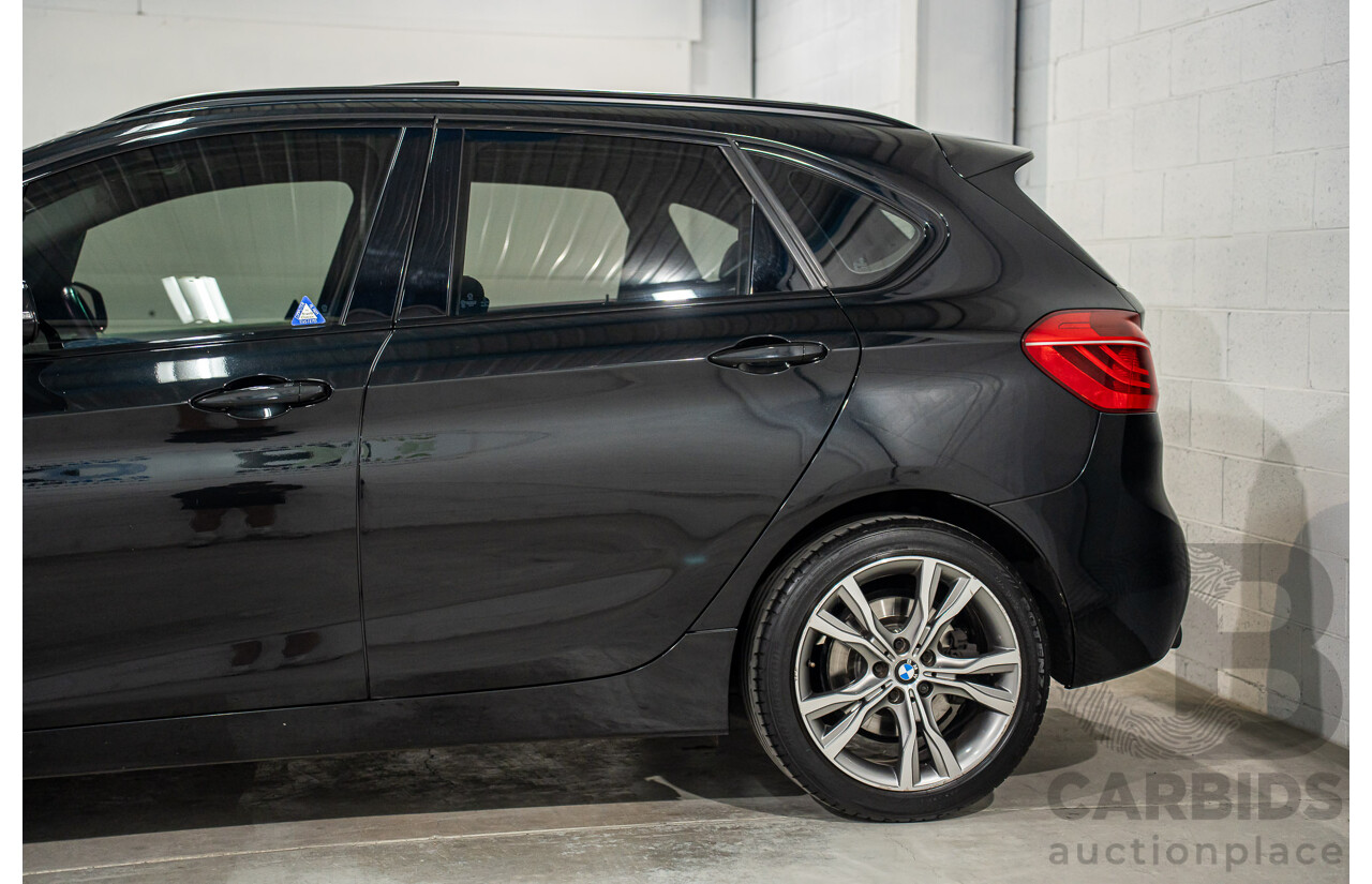 11/2014 BMW 225i Active Tourer Sport Line F45 4d Wagon Black Sapphire Metallic Turbo 2.0L