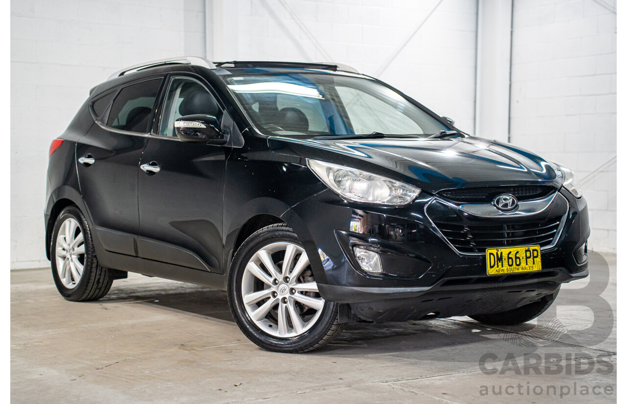 3/2011 Hyundai ix35 Highlander (AWD) LM MY11 4d Wagon Phantom Black Metallic Turbo Diesel 2.0L
