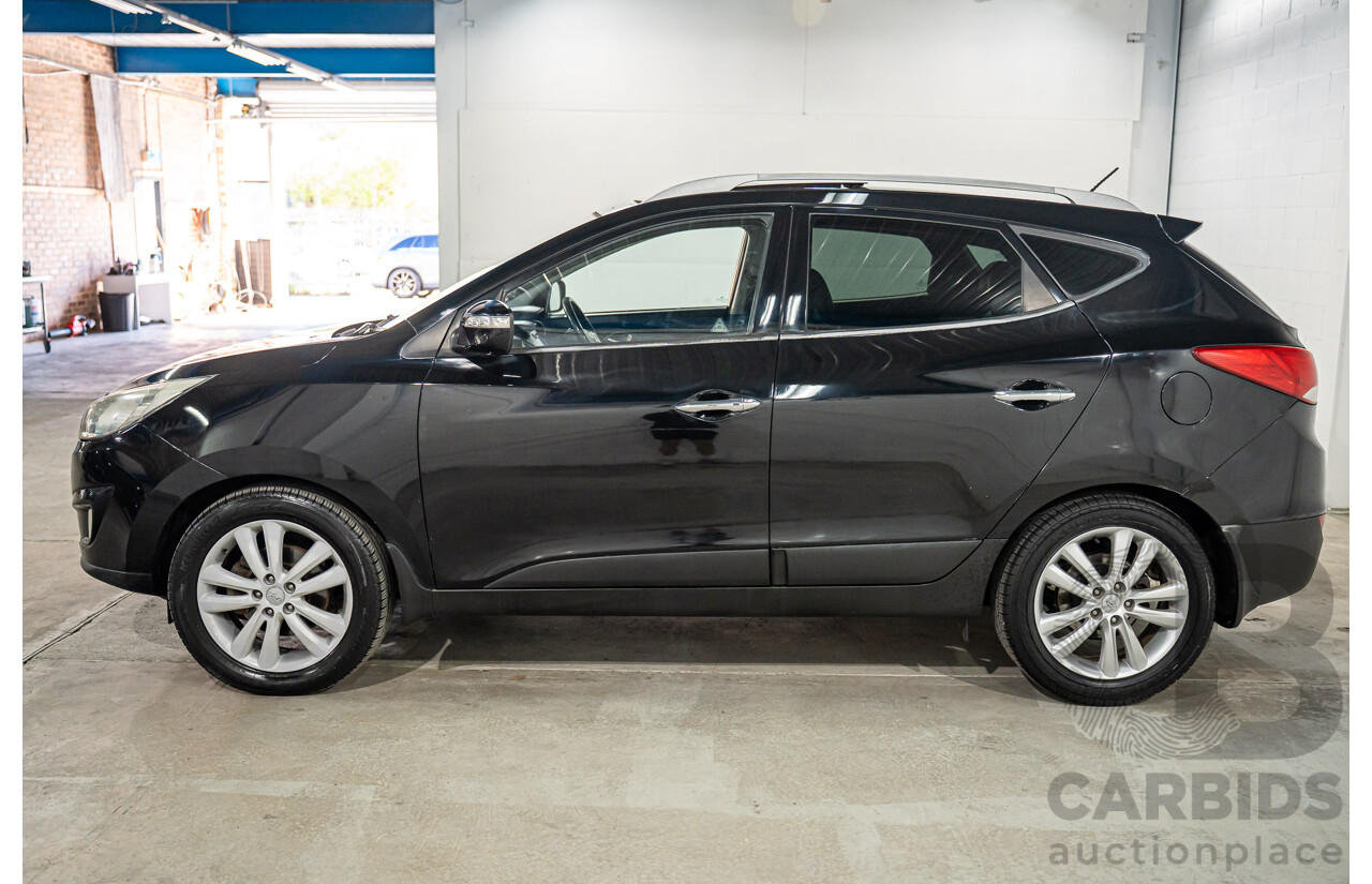 3/2011 Hyundai ix35 Highlander (AWD) LM MY11 4d Wagon Phantom Black Metallic Turbo Diesel 2.0L
