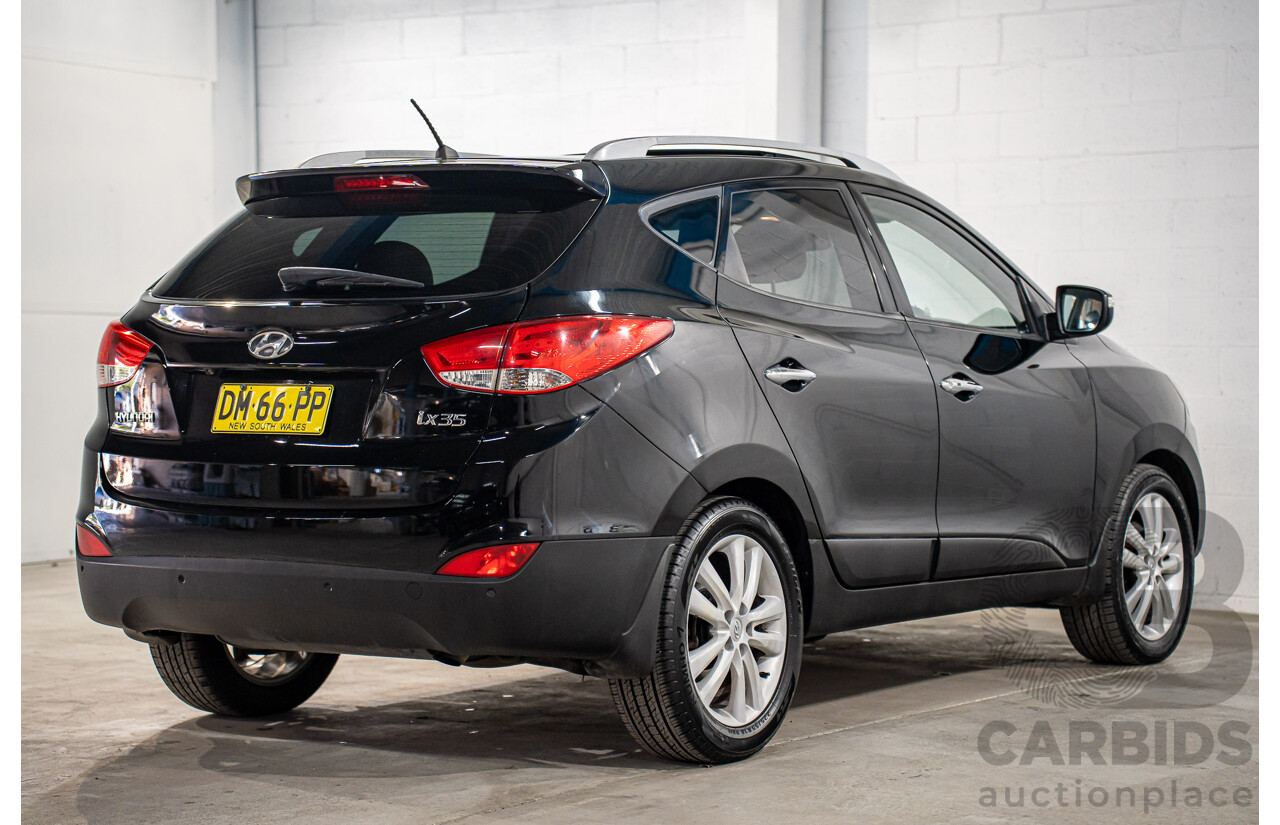 3/2011 Hyundai ix35 Highlander (AWD) LM MY11 4d Wagon Phantom Black Metallic Turbo Diesel 2.0L