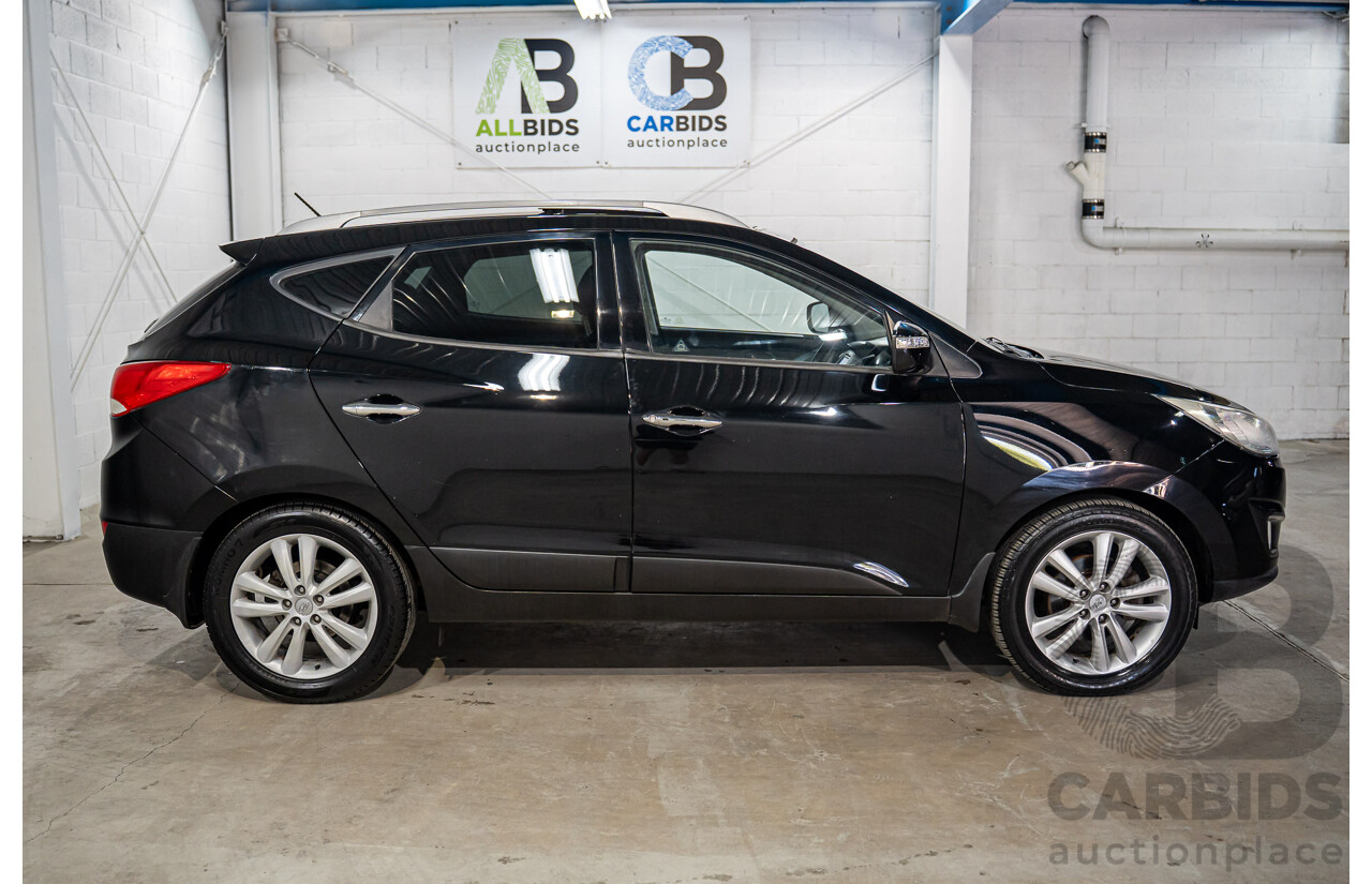 3/2011 Hyundai ix35 Highlander (AWD) LM MY11 4d Wagon Phantom Black Metallic Turbo Diesel 2.0L
