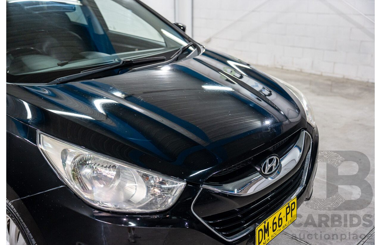3/2011 Hyundai ix35 Highlander (AWD) LM MY11 4d Wagon Phantom Black Metallic Turbo Diesel 2.0L