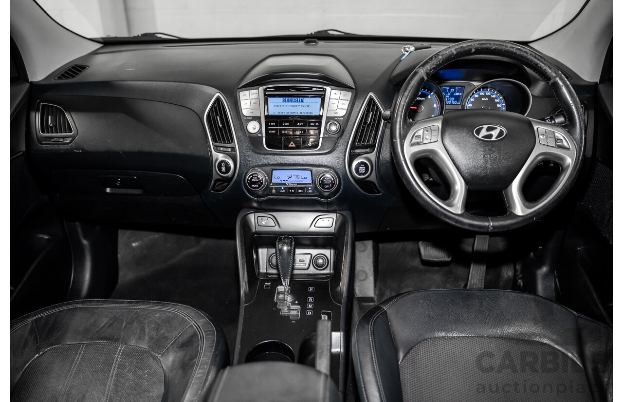 3/2011 Hyundai ix35 Highlander (AWD) LM MY11 4d Wagon Phantom Black Metallic Turbo Diesel 2.0L