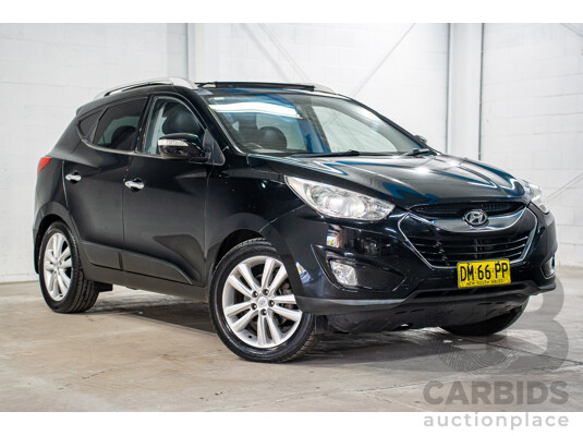 3/2011 Hyundai ix35 Highlander (AWD) LM MY11 4d Wagon Phantom Black Metallic Turbo Diesel 2.0L